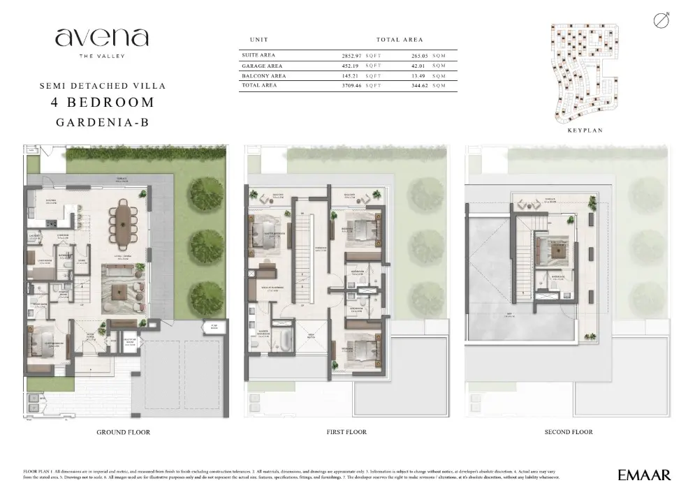Floor plan for GARDENIA-B