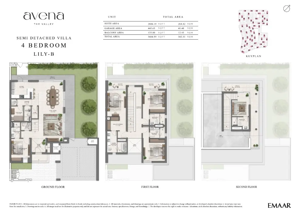 Floor plan for LILY-B