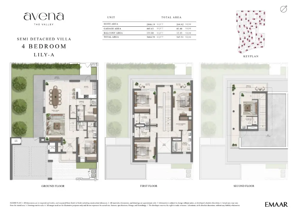 Floor plan for LILY-A