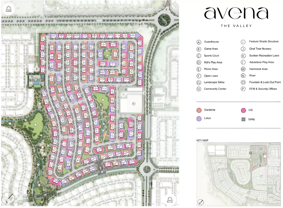 Avena at The Valley master plan