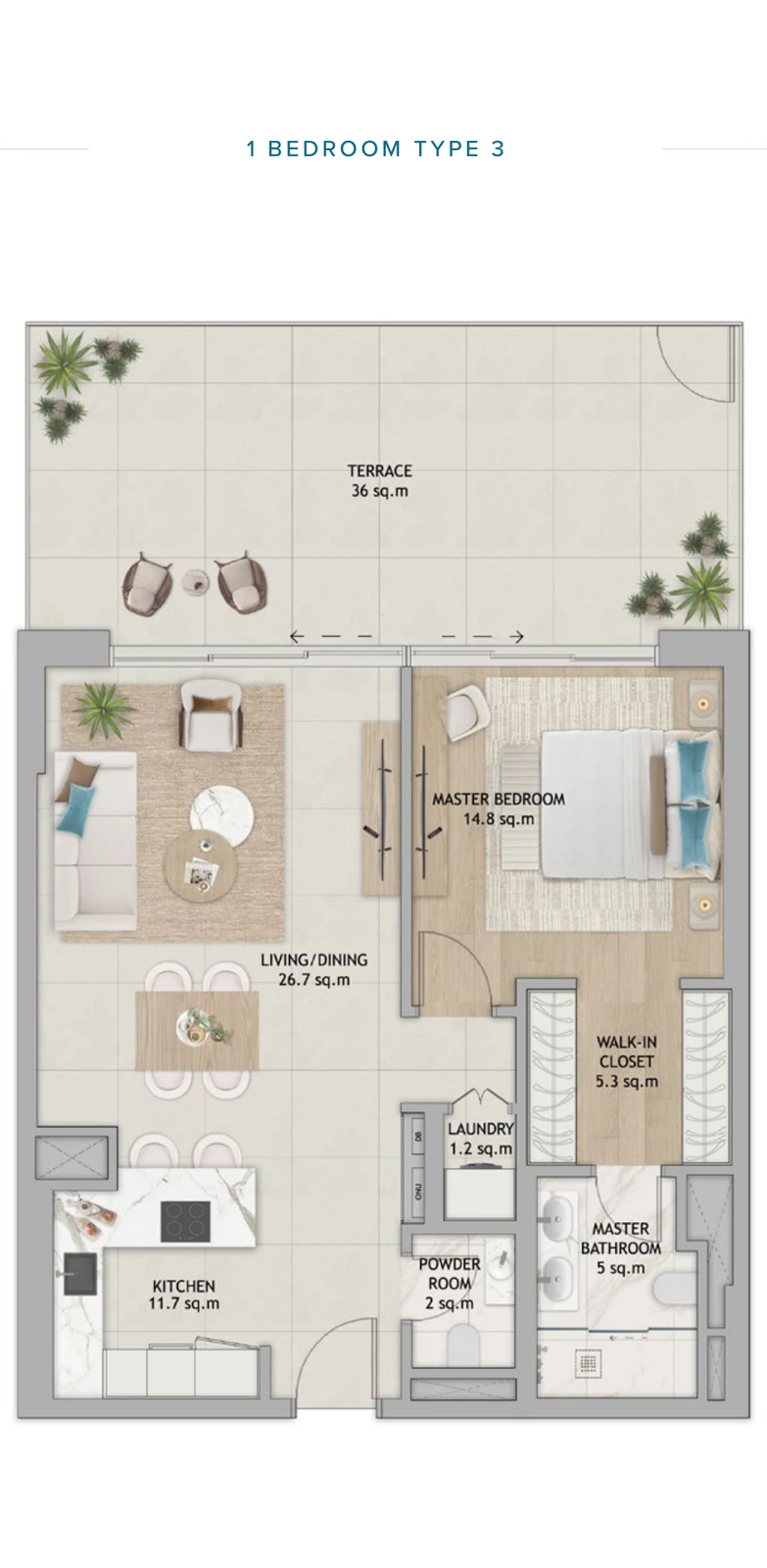 Floor plan for Type 3