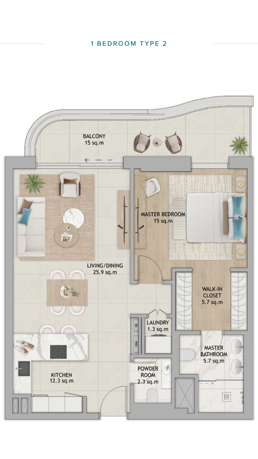 Floor plan for Type 2
