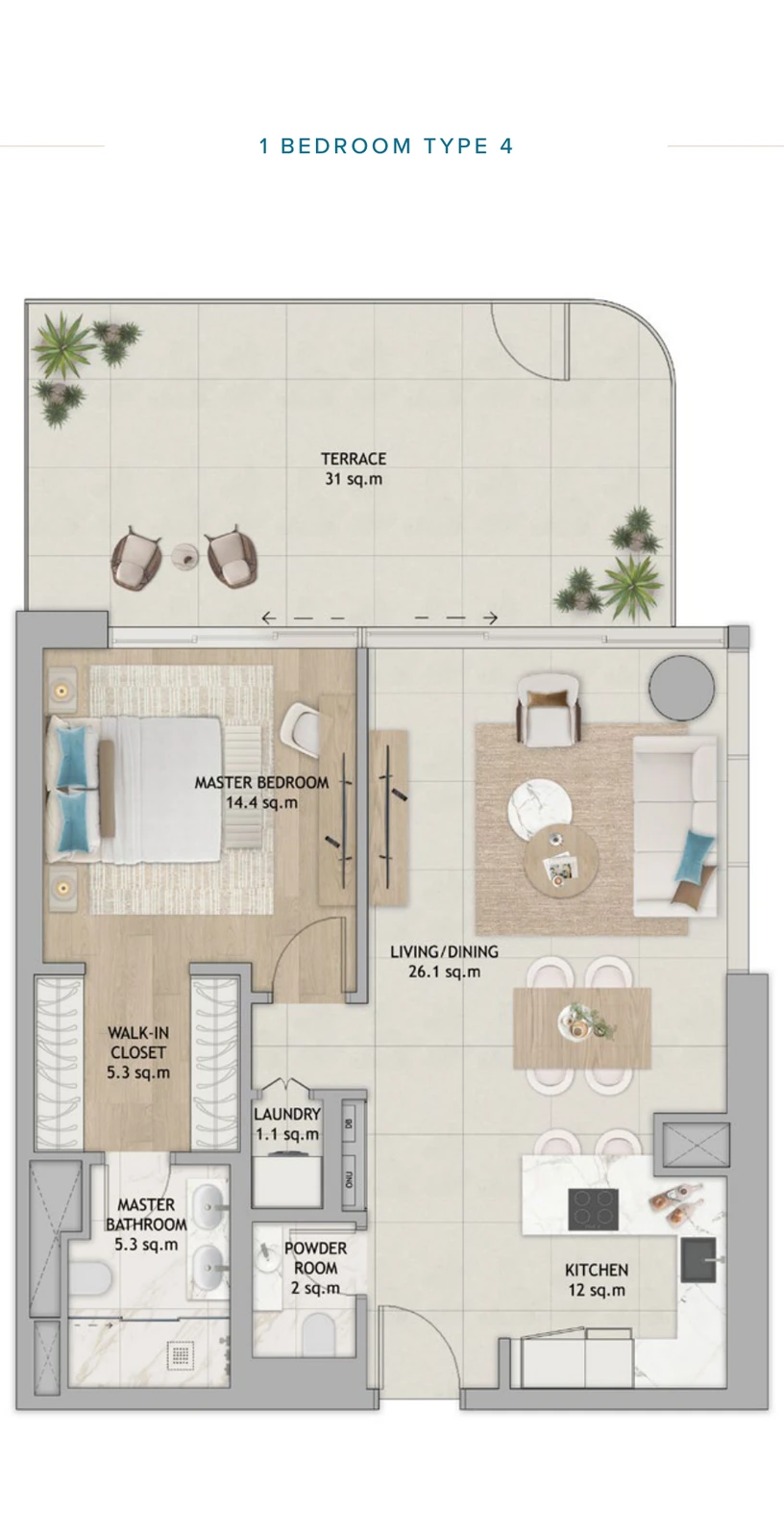 Floor plan for Type 4