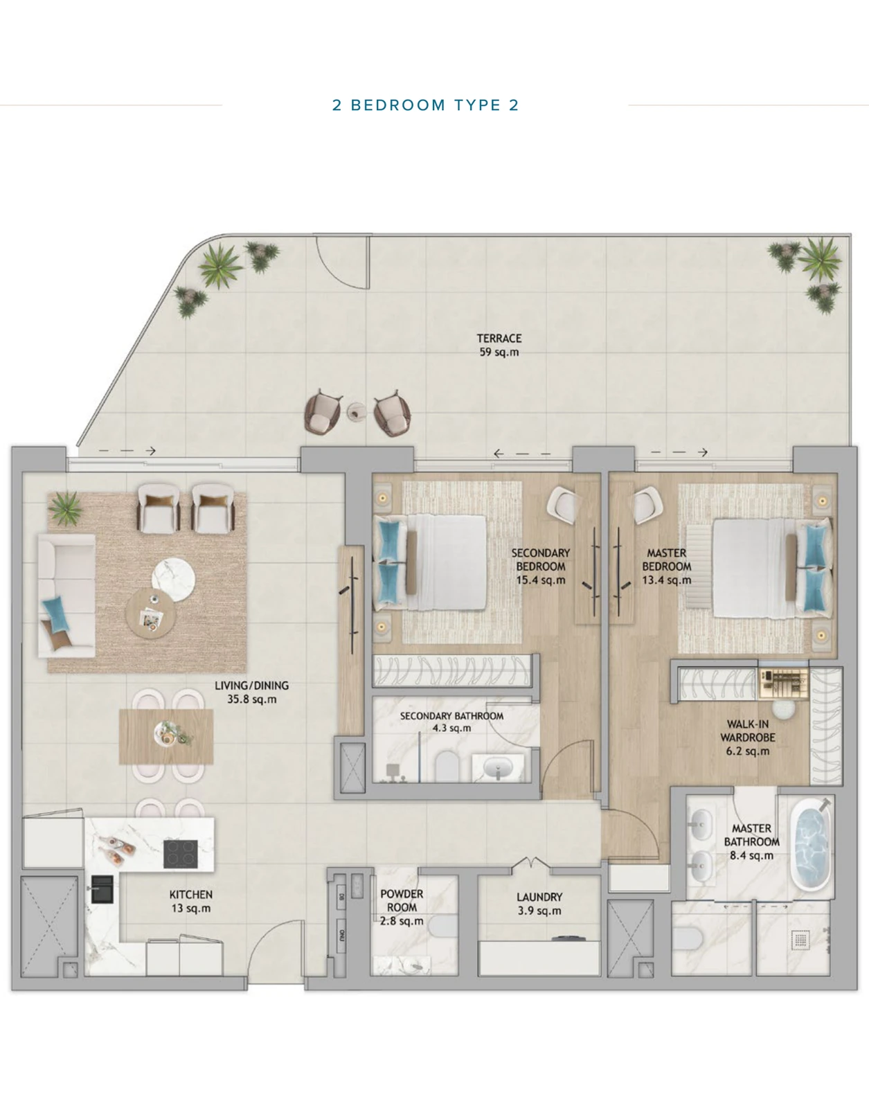 Floor plan for Type 2