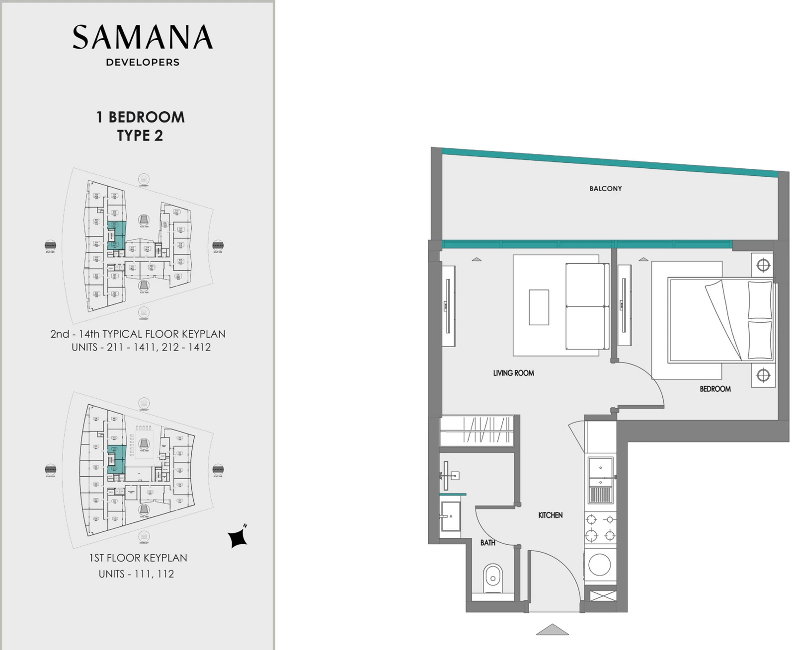 Floor plan for Type 2