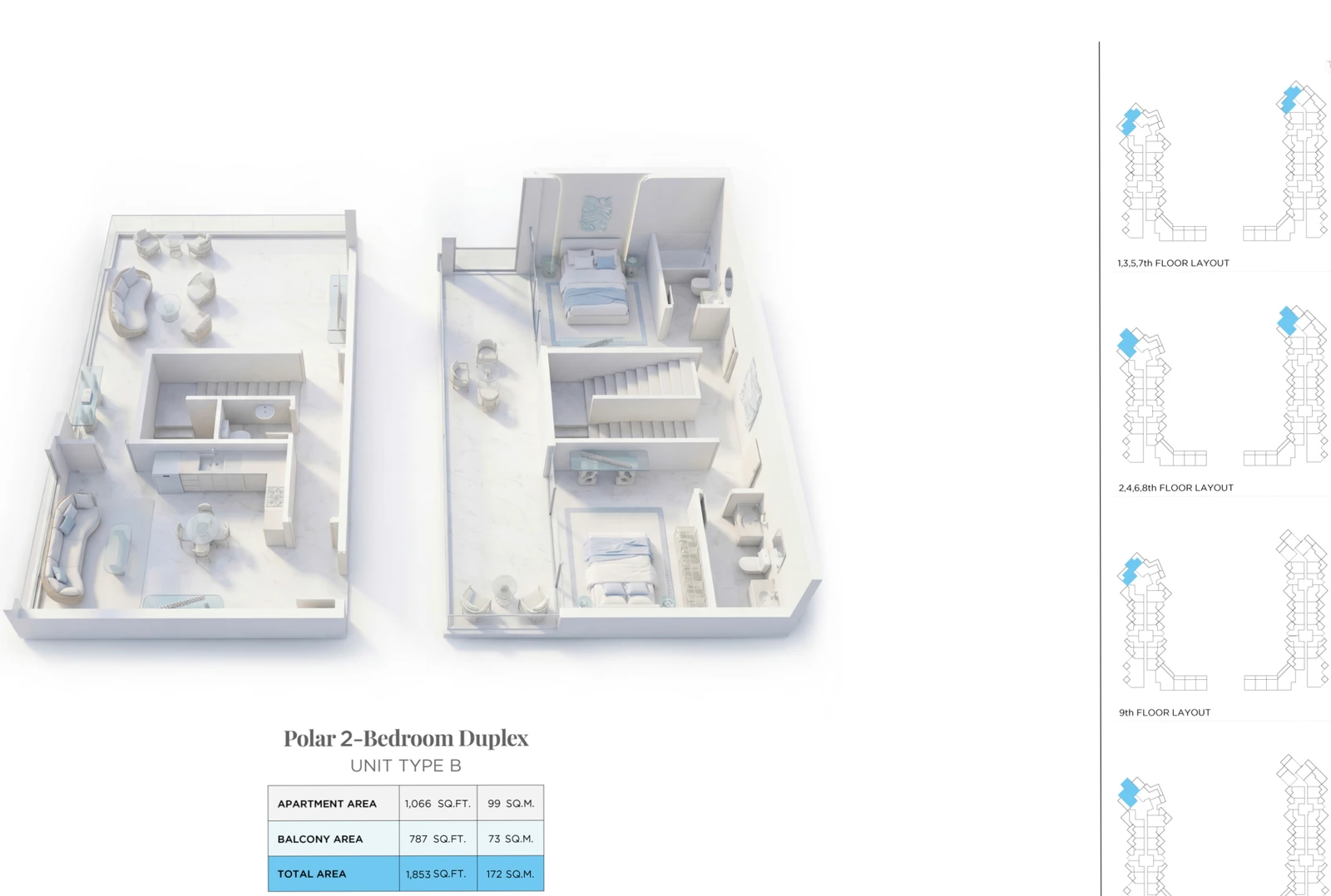 Floor plan for Polar B