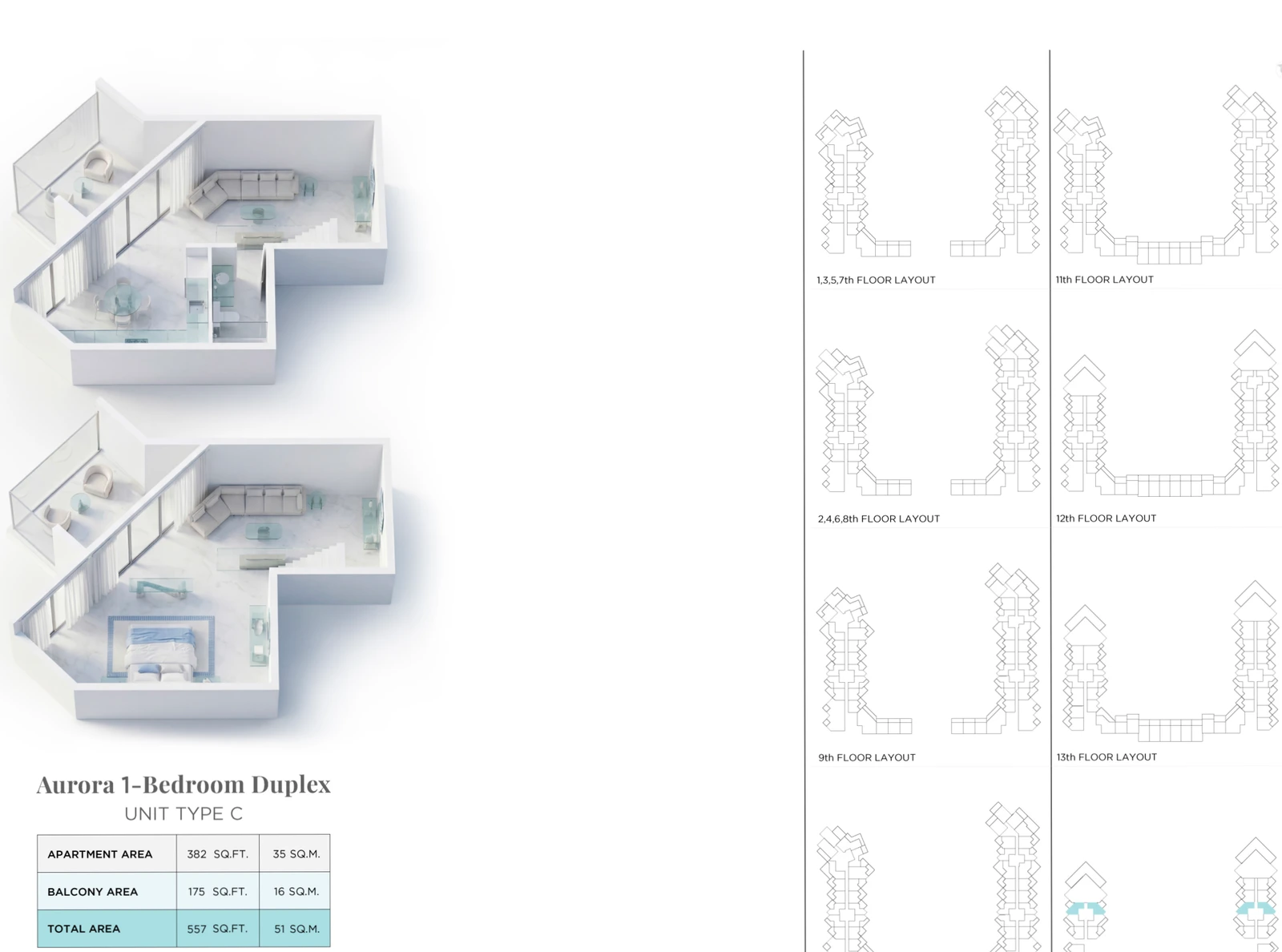 Floor plan for Aurora C