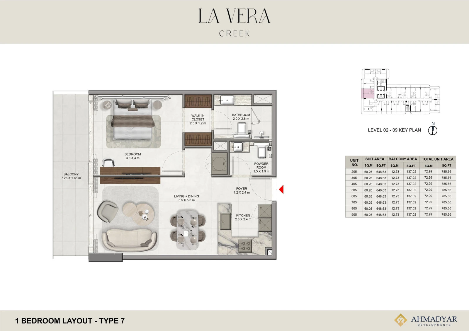 Floor plan for Type 7