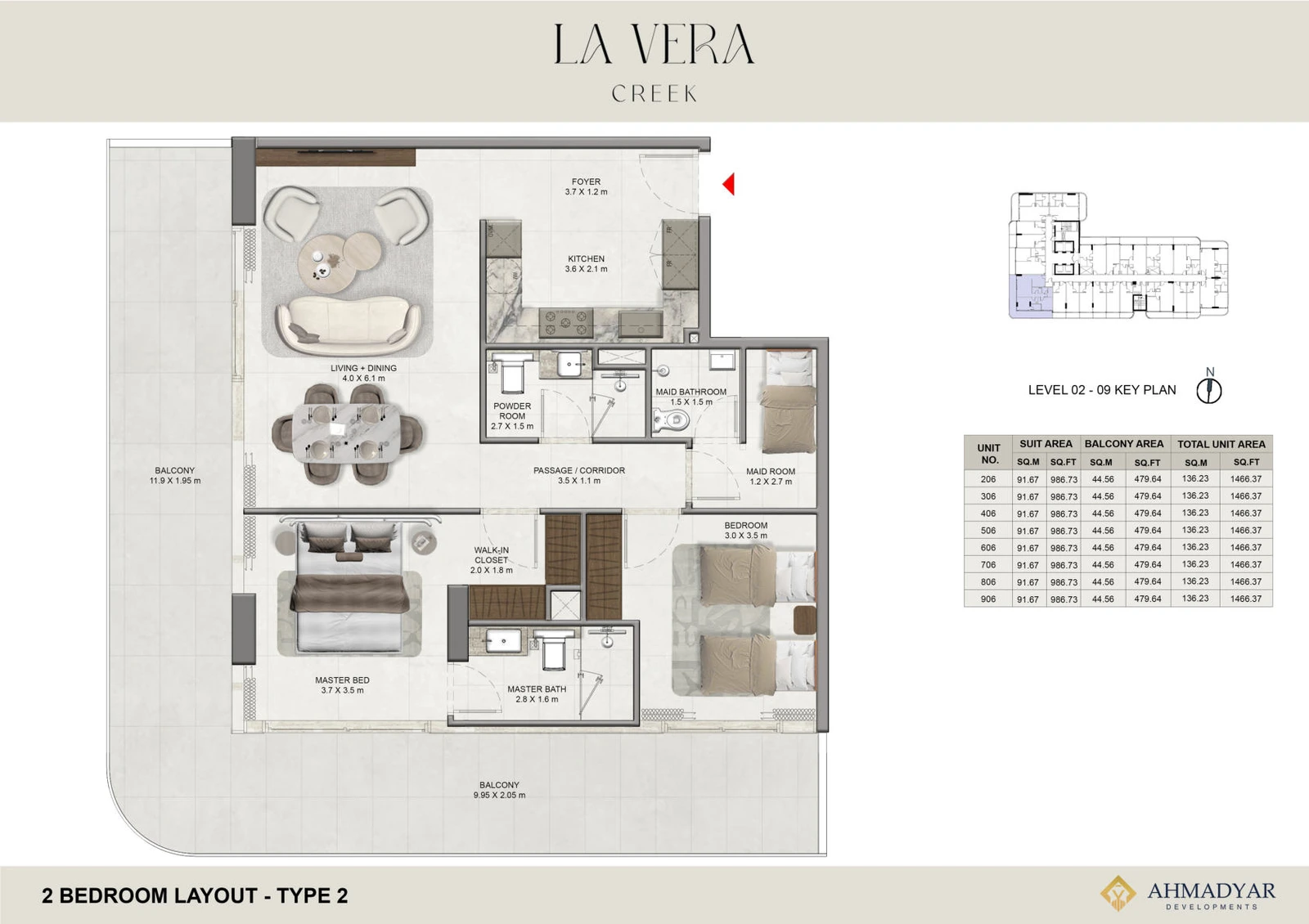 Floor plan for Type 2