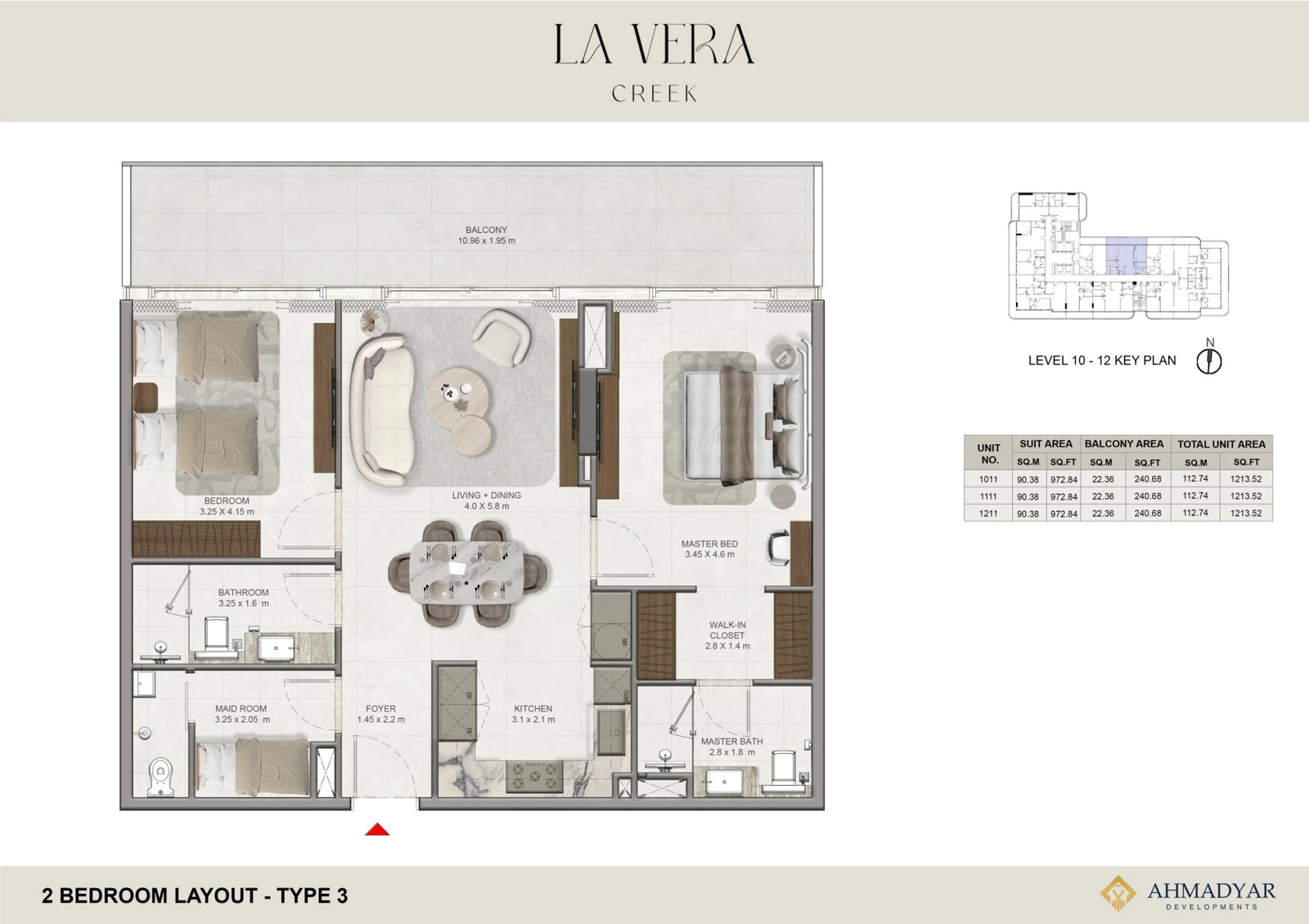 Floor plan for Type 3
