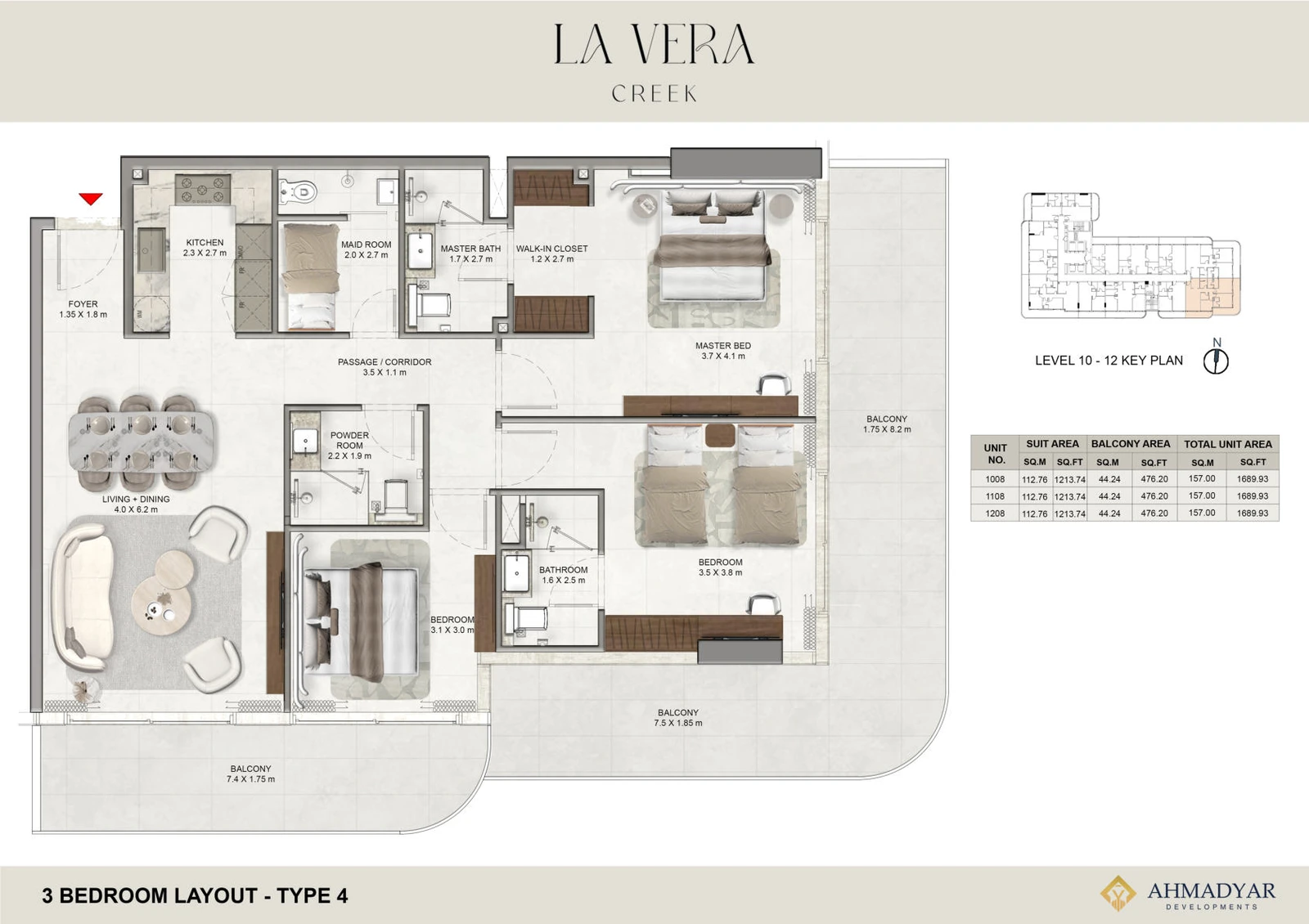 Floor plan for Type 4