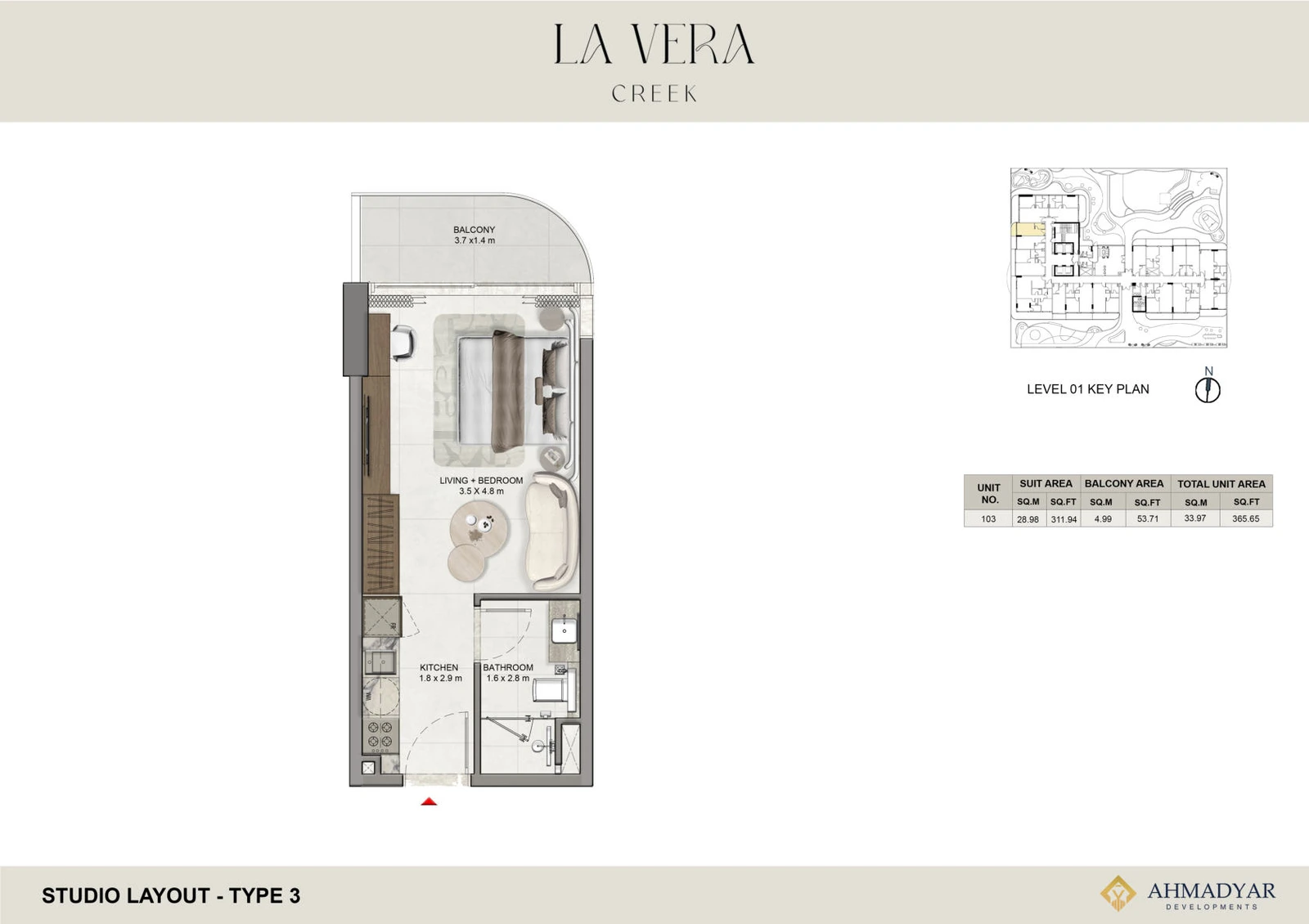 Floor plan for Type 3