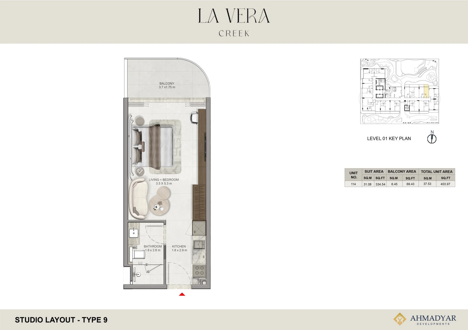 Floor plan for Type 9