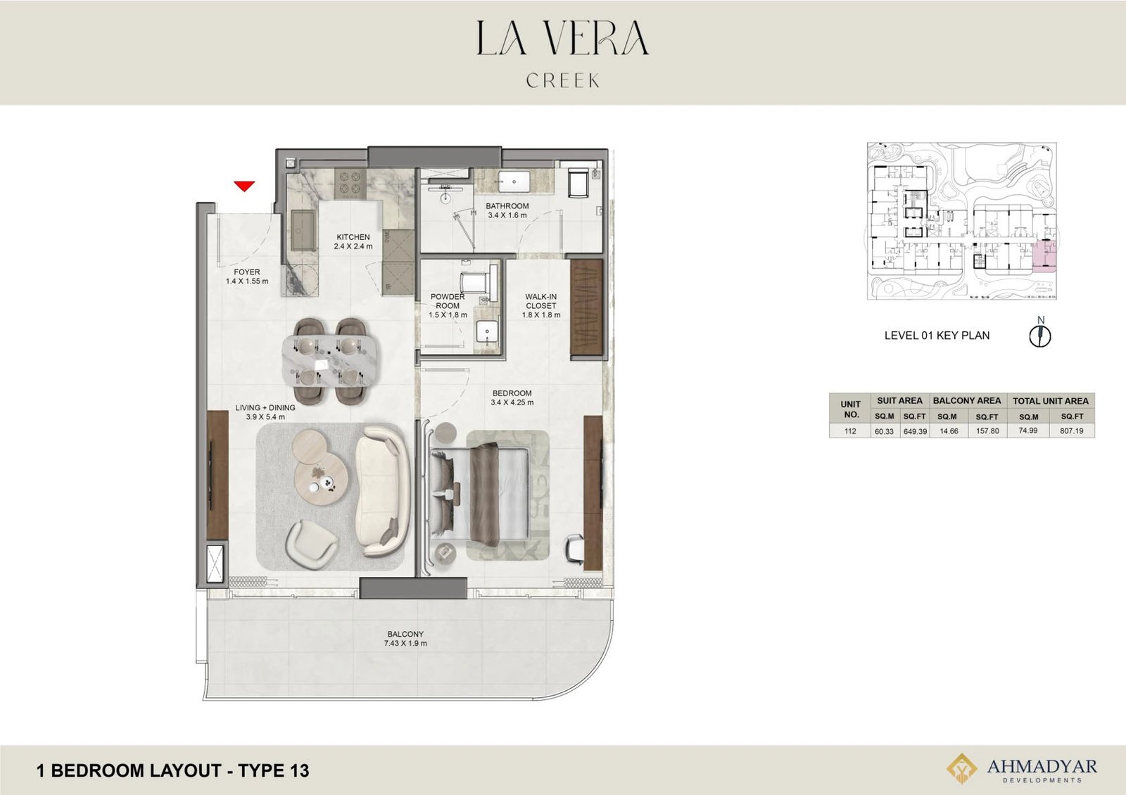Floor plan for Type 13