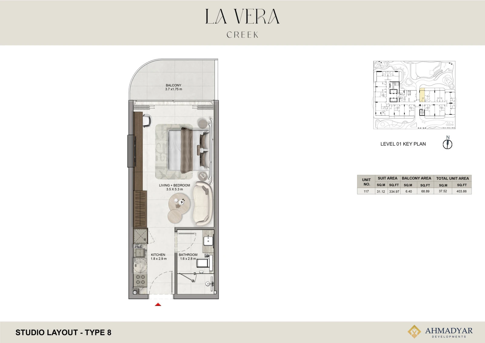 Floor plan for Type 8