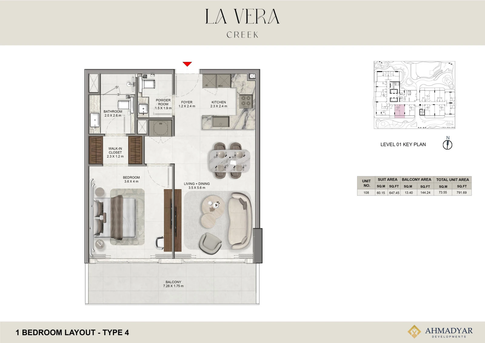 Floor plan for Type 4