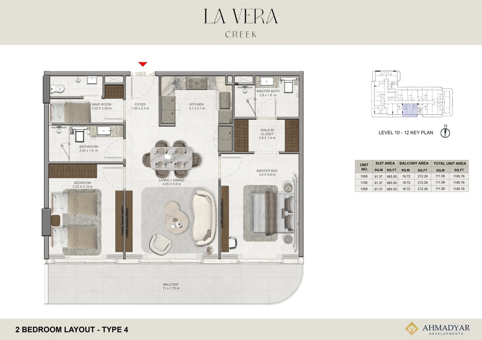 Floor plan for Type 4