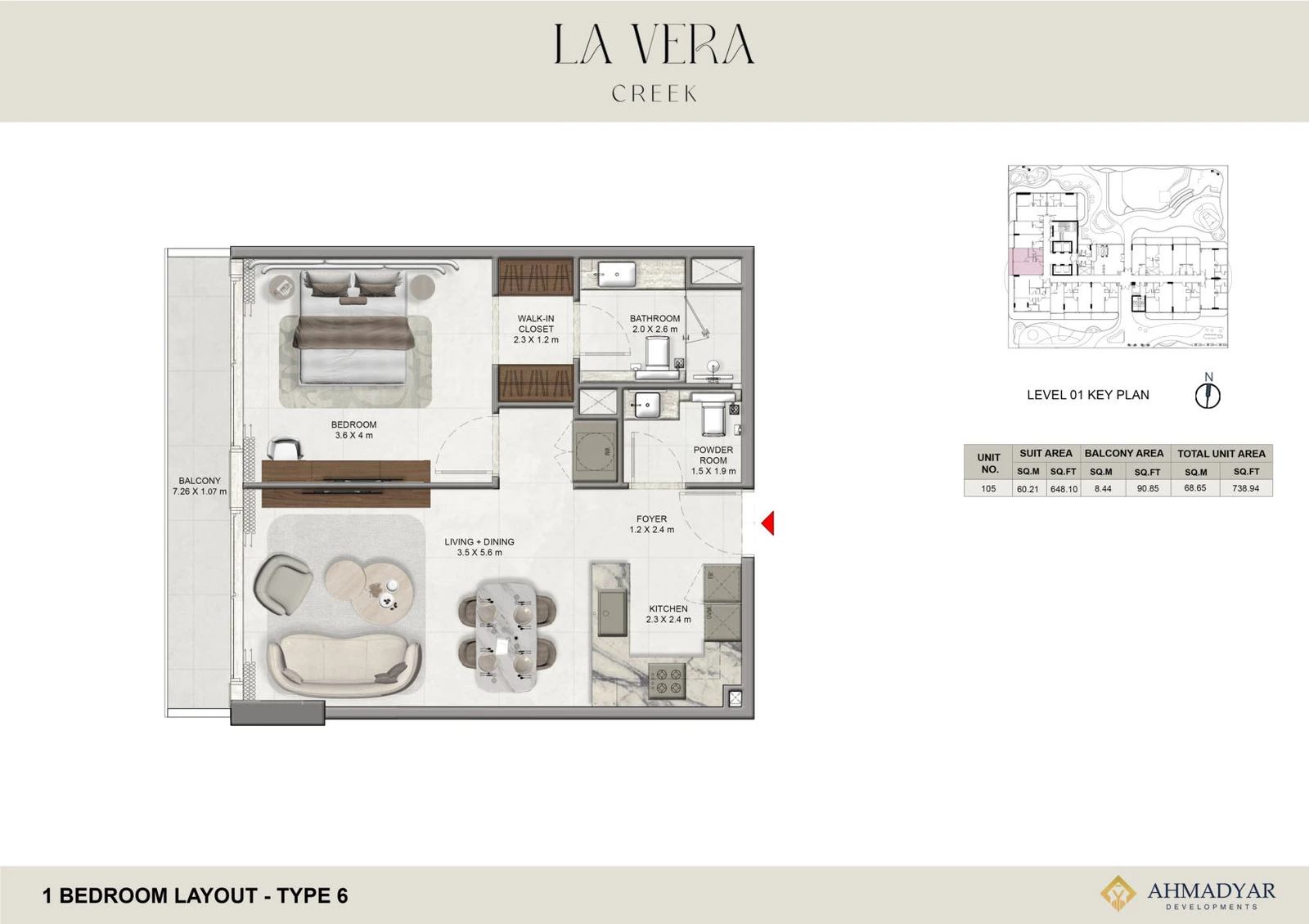 Floor plan for Type 6