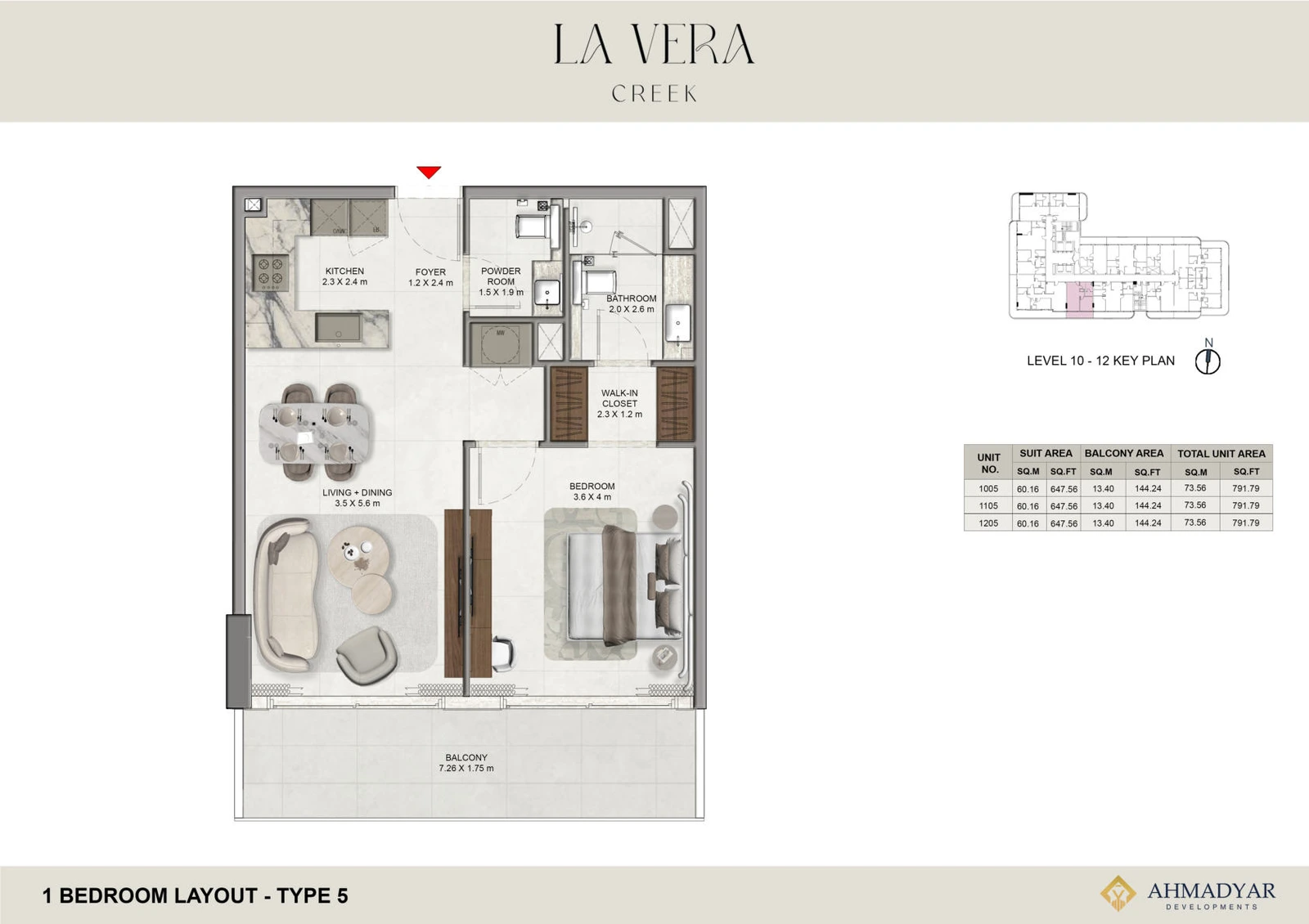 Floor plan for Type 5