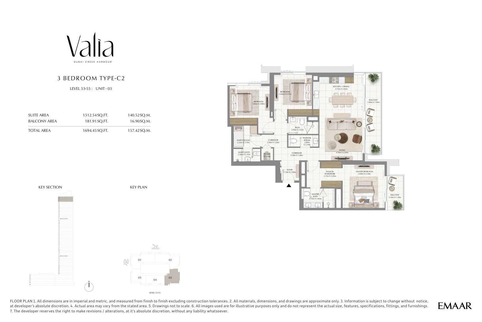 Floor plan for Type C2