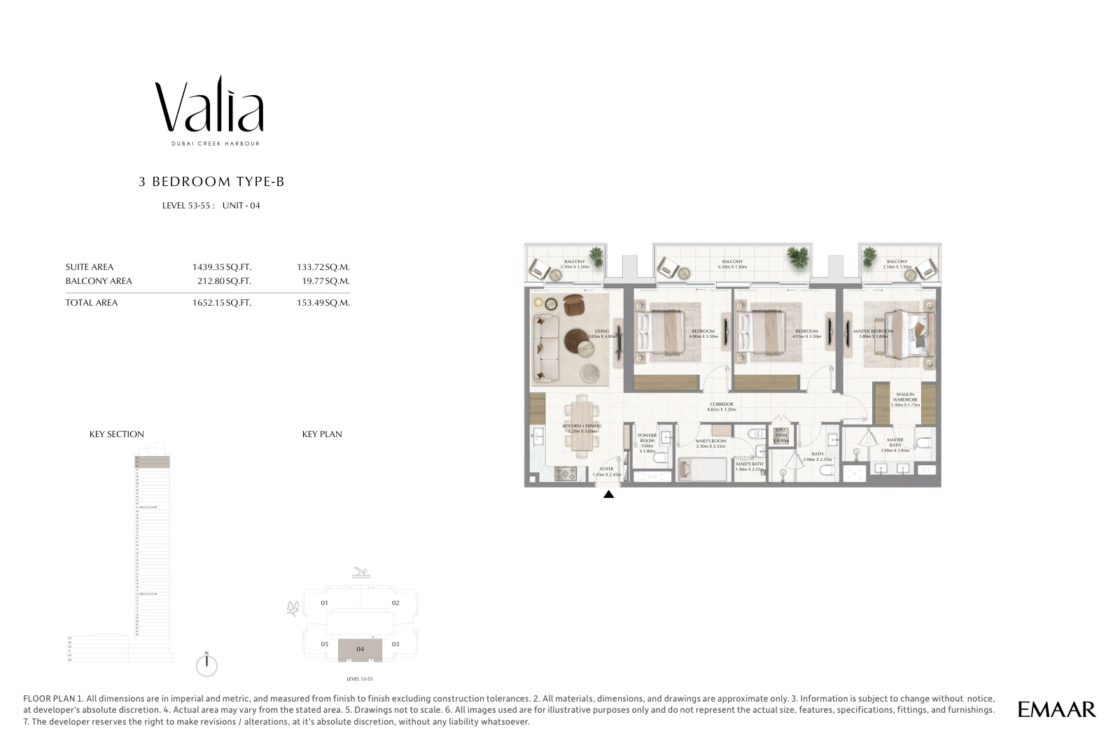 Floor plan for Type B