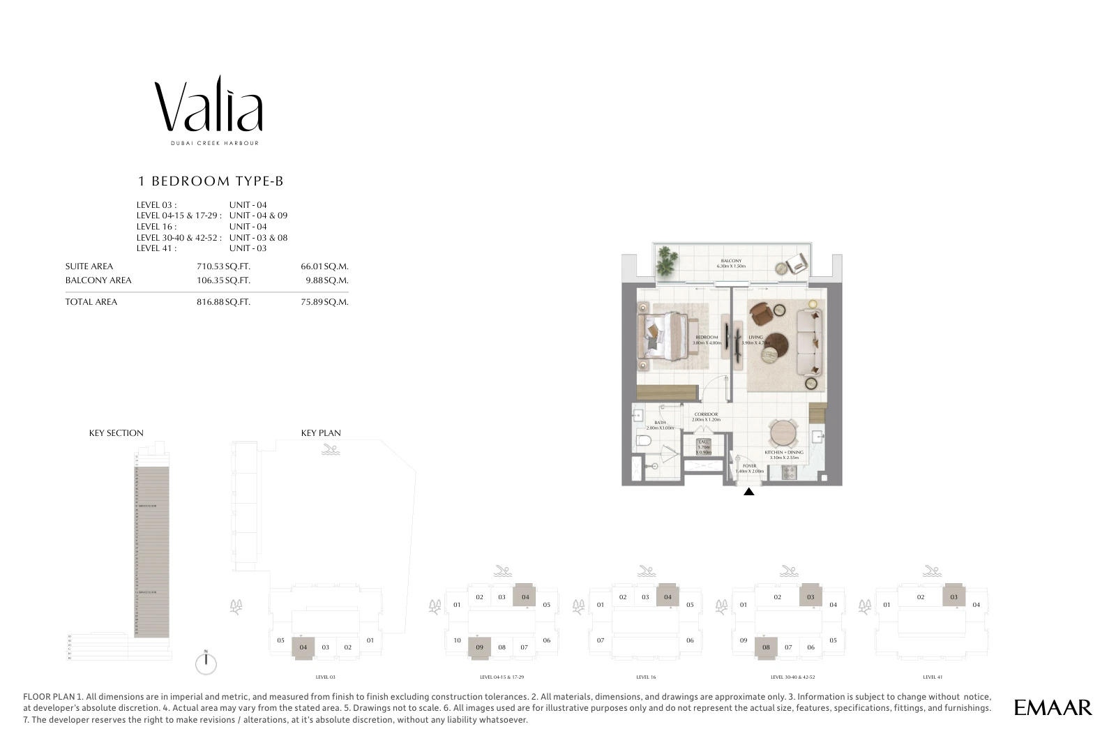 Floor plan for Type B