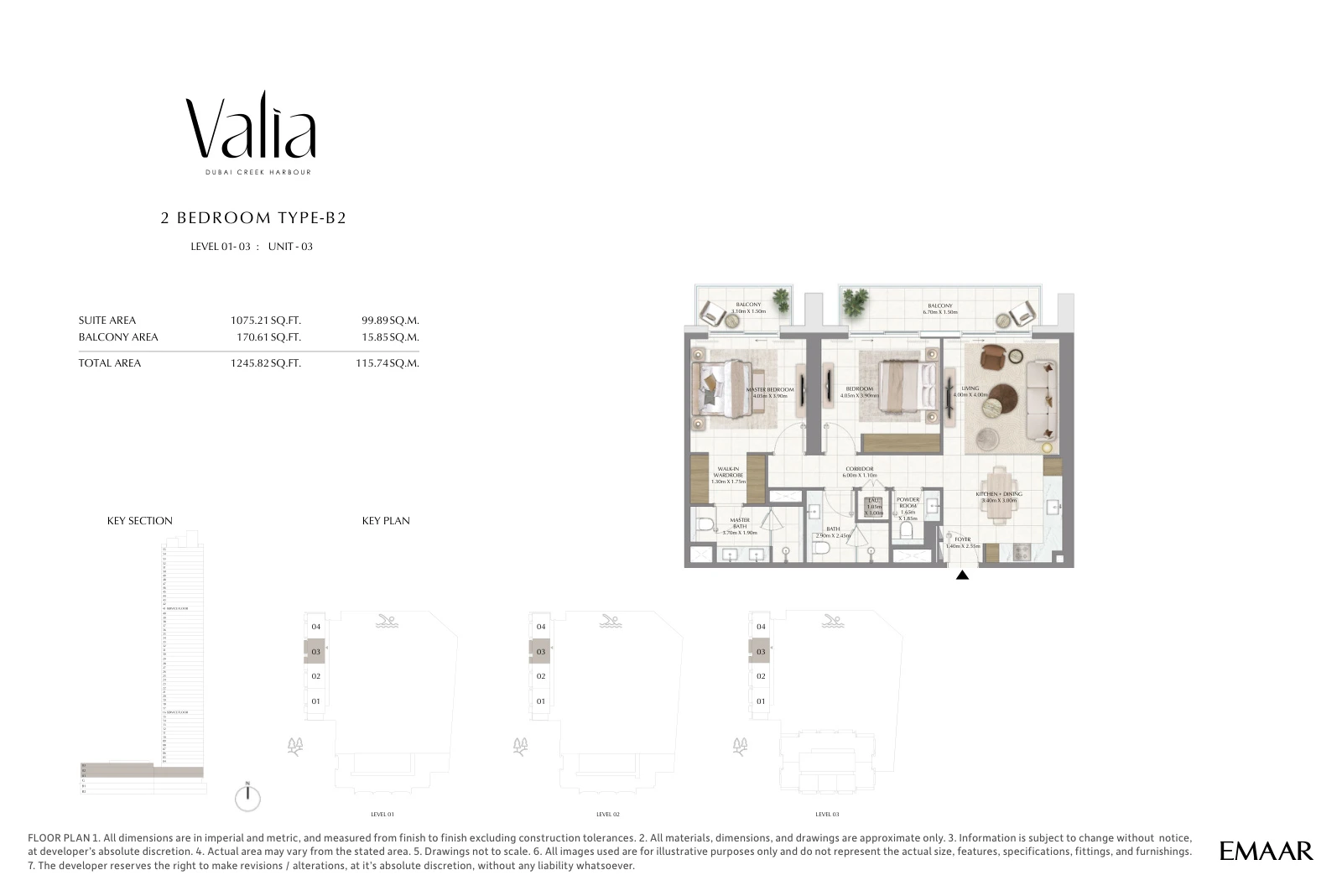 Floor plan for Type B2