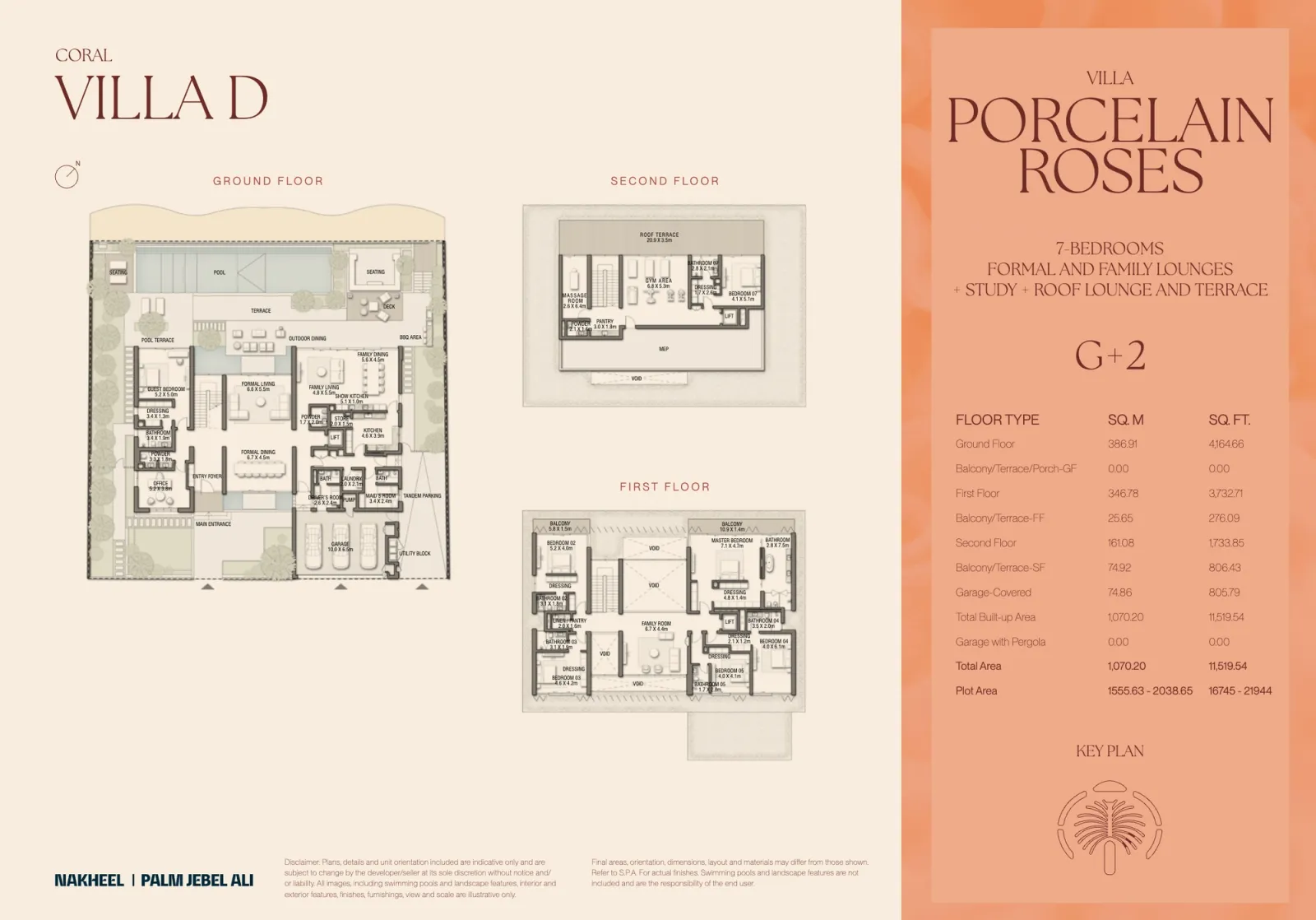 Floor plan for Villa Porcelain Roses