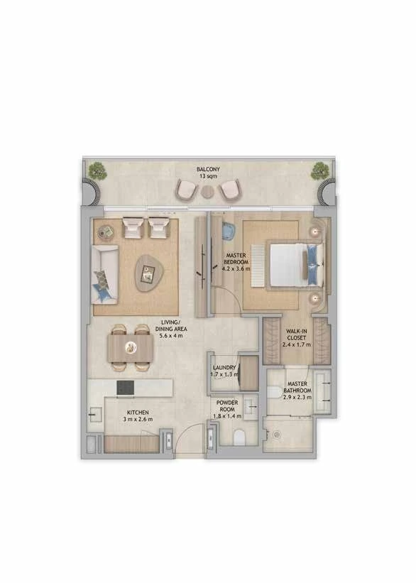Floor plan for Type 3