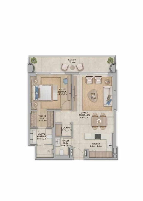 Floor plan for Type 2