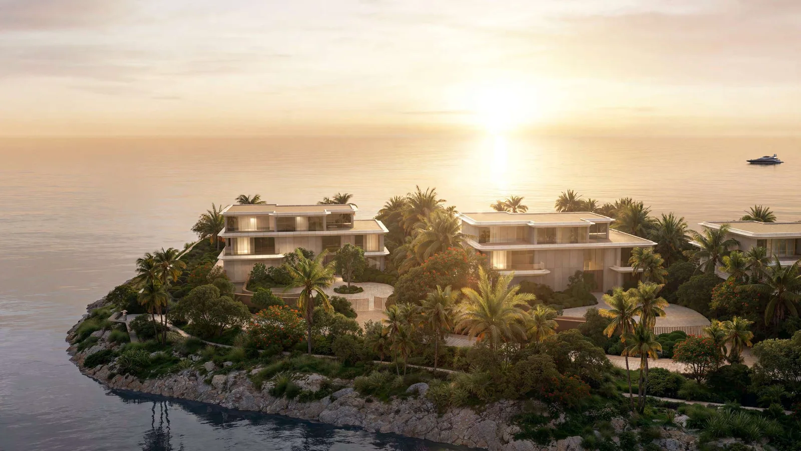 Ocean Mansions surrounded by private gardens at Jumeirah Asora Bay