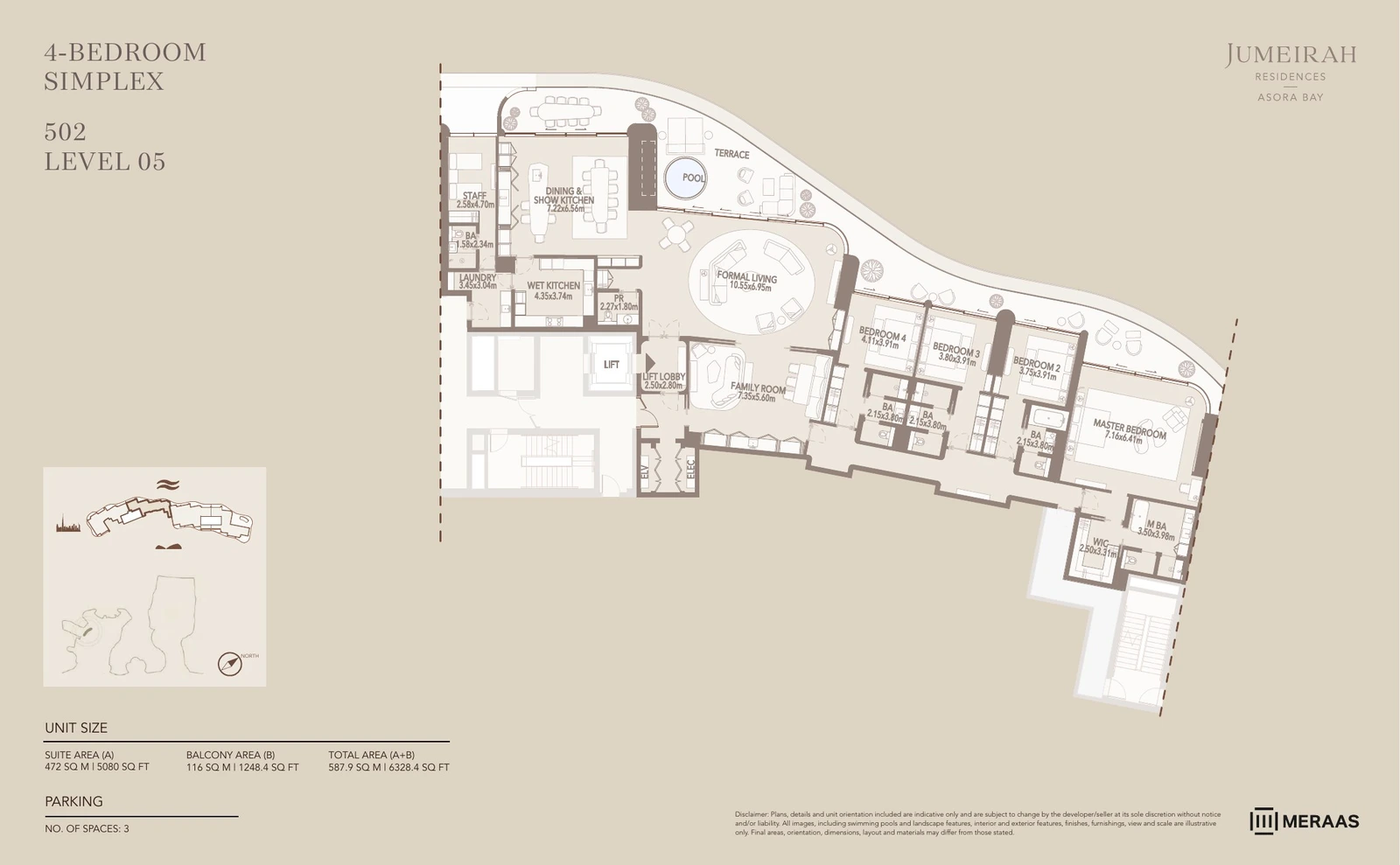 Floor plan for Type 2 - 502