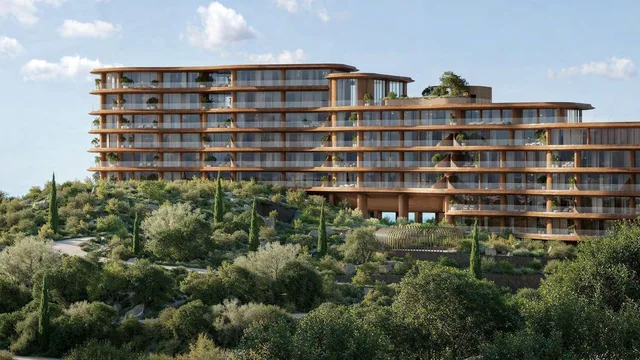 Hillside Jumeirah Residences overlooking the coast at Jumeirah Asora Bay