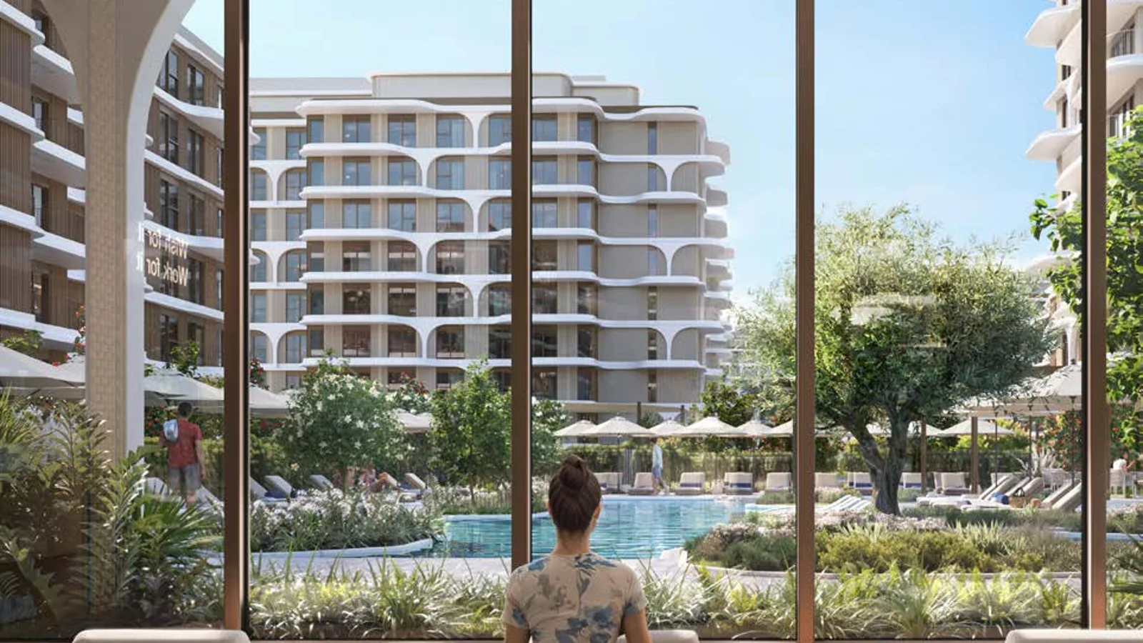 Outdoor wellness pavilion at The Beach House Fahid.