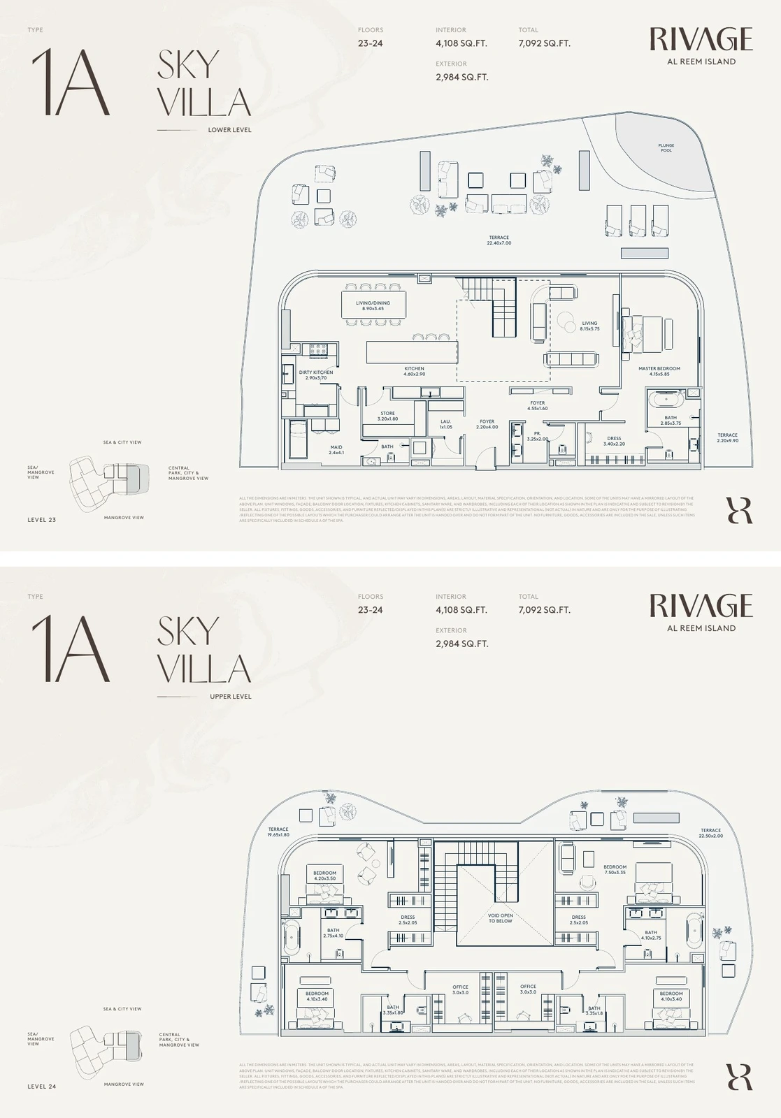 Floor plan for Type 1A