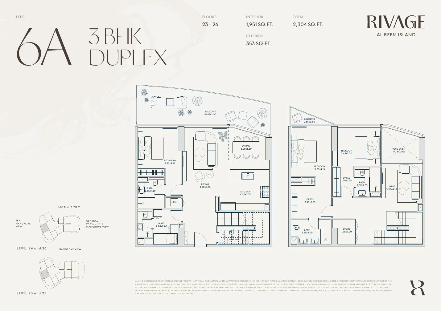 Floor plan for Type 6A