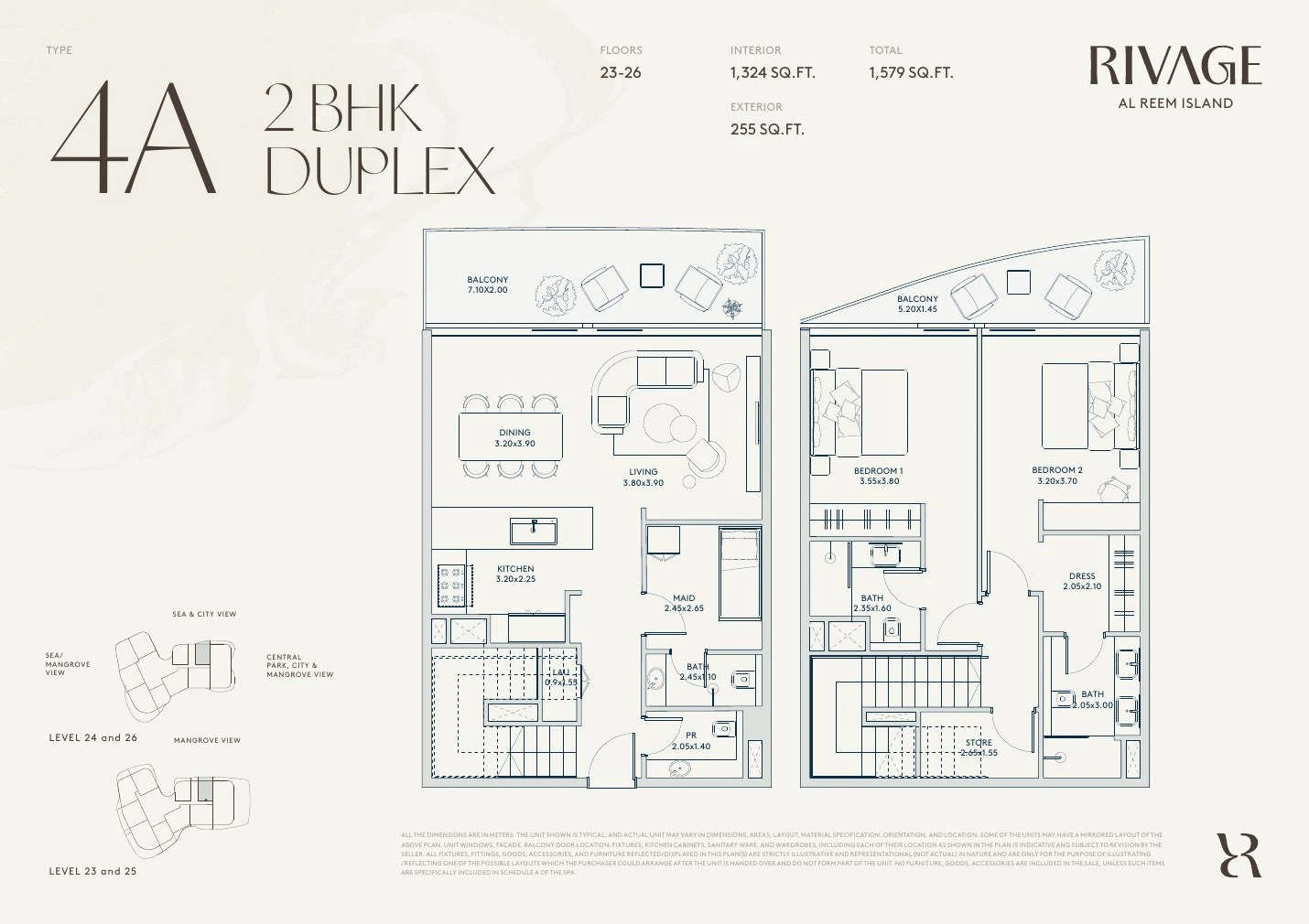 Floor plan for Type 4A