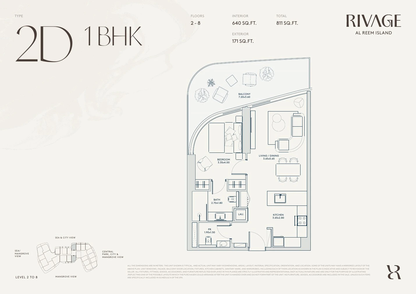 Floor plan for Type 2D