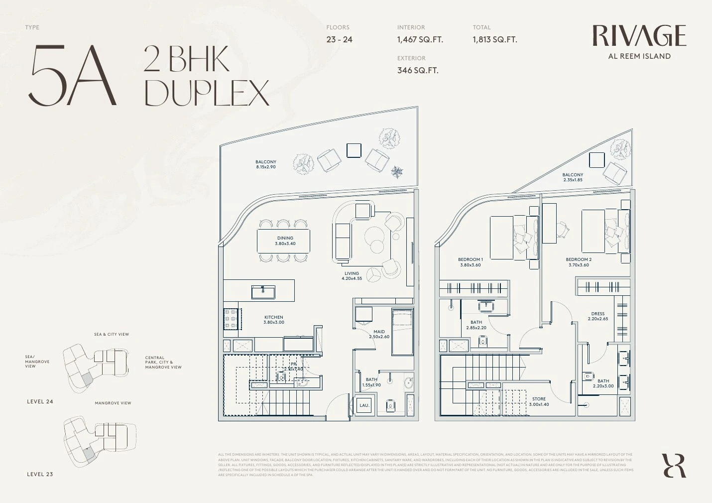 Floor plan for Type 5A