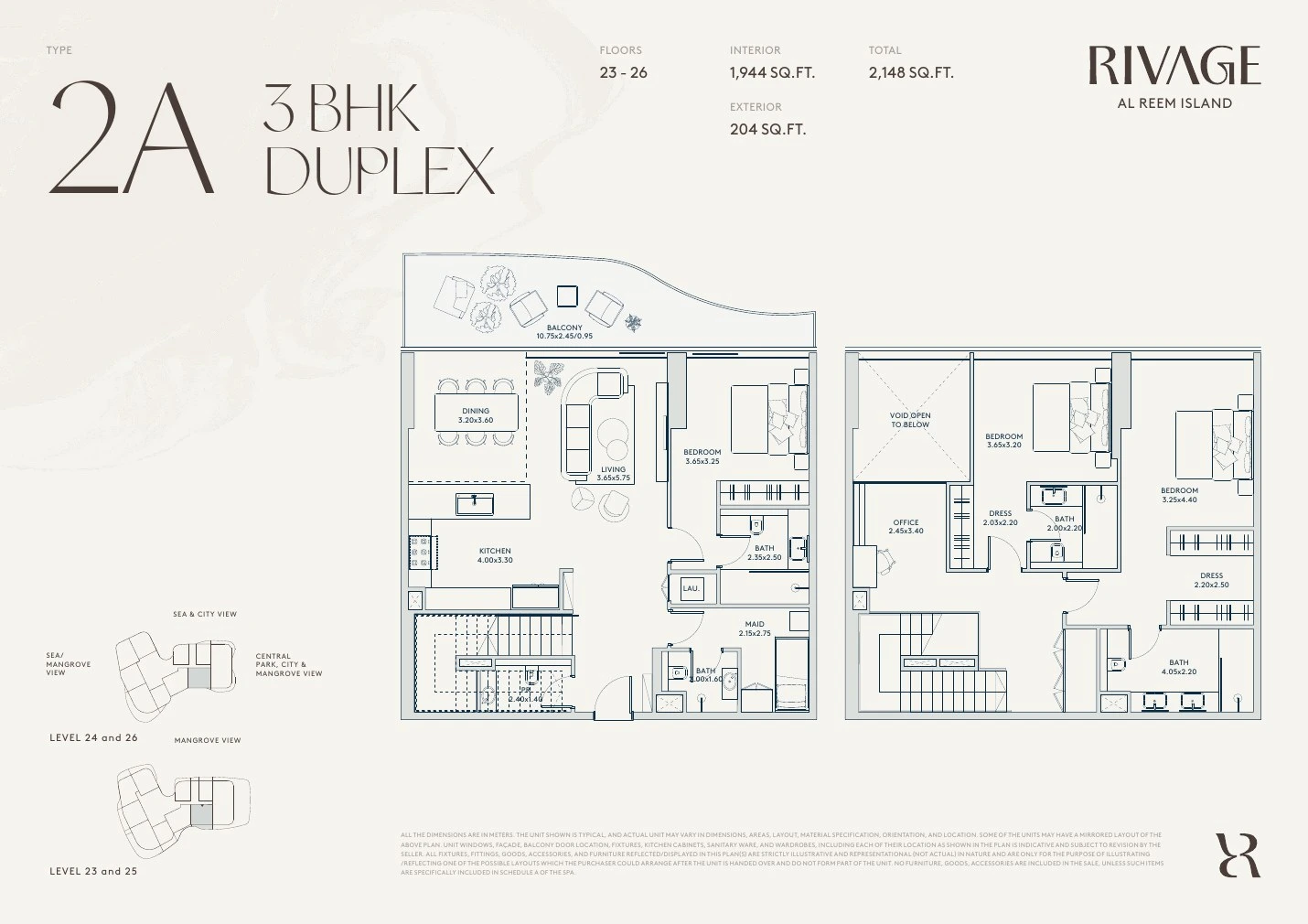 Floor plan for Type 2A