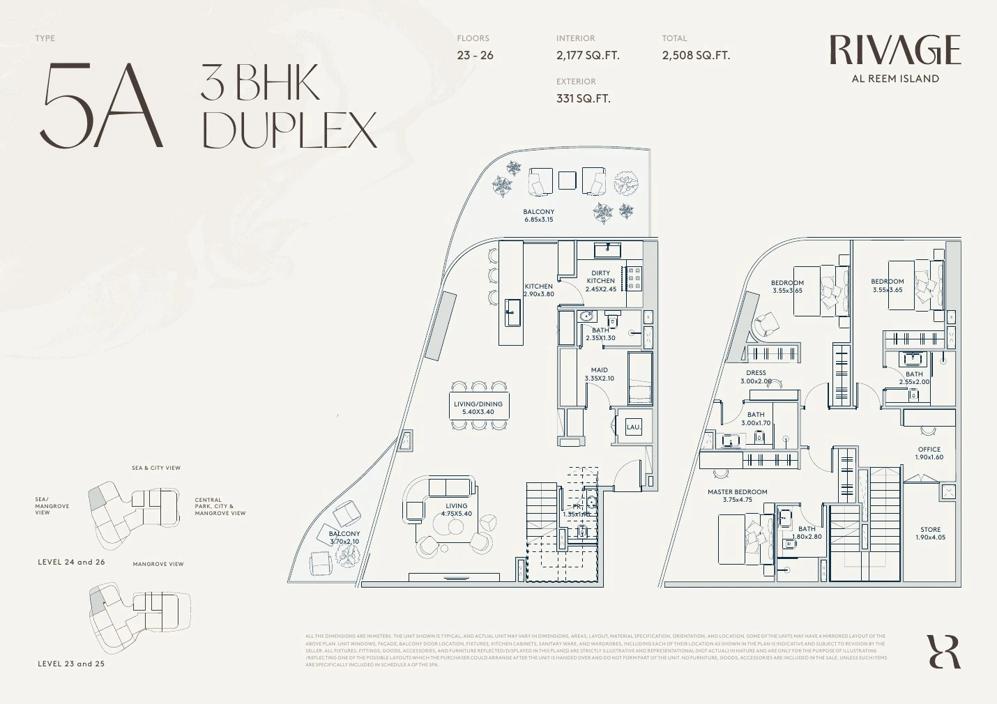 Floor plan for Type 5A