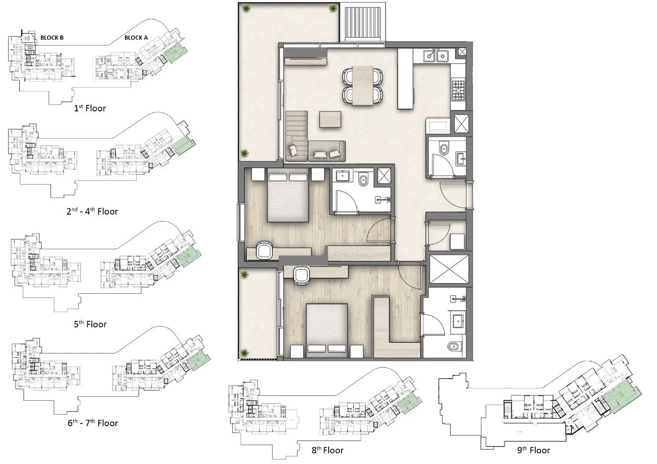 Floor plan for Type C