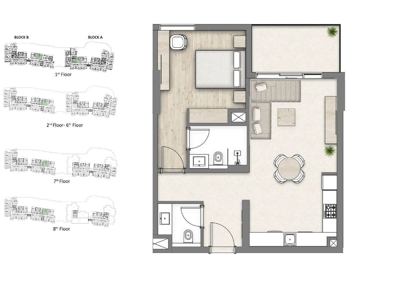 Floor plan for Type C