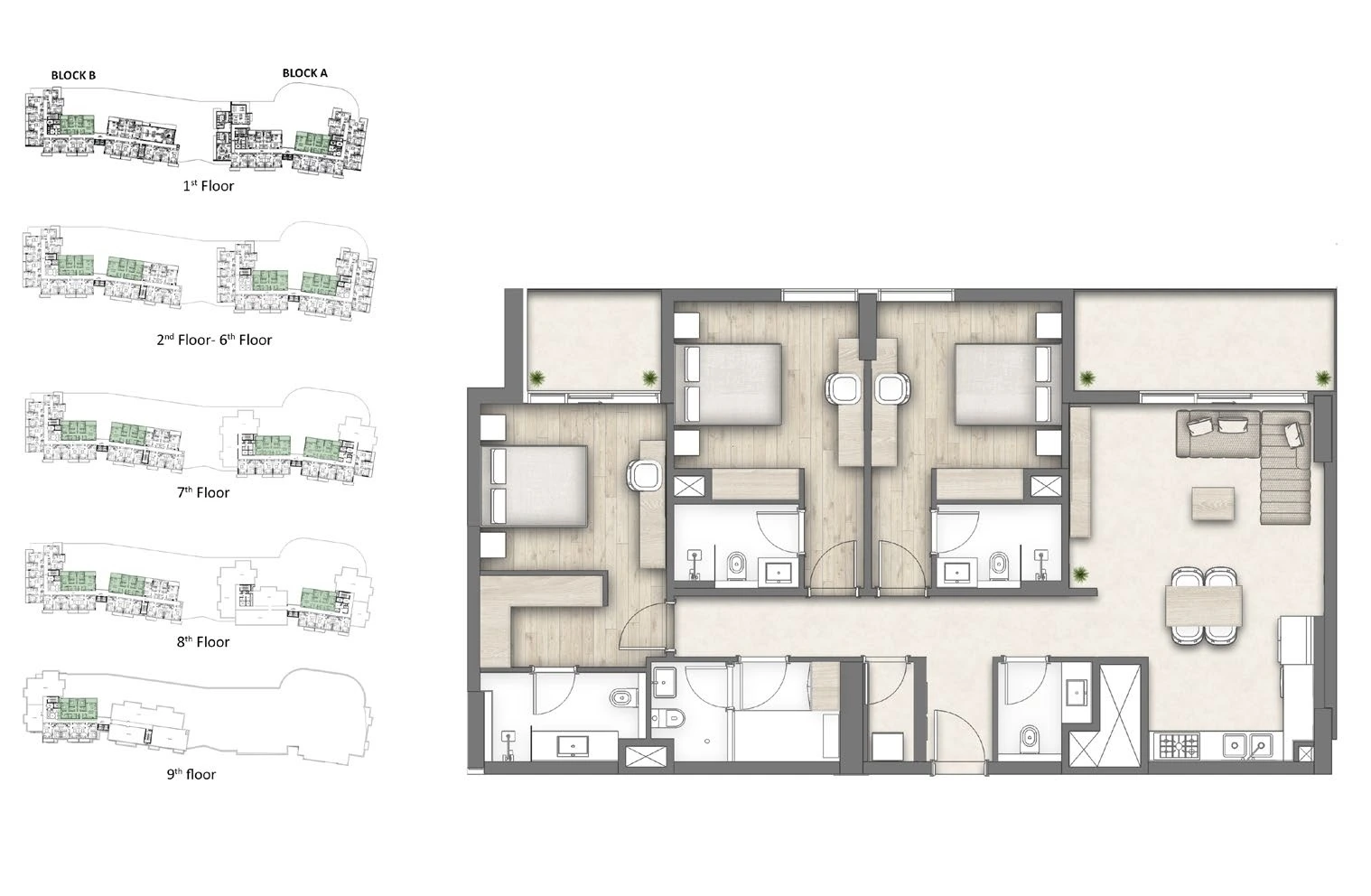 Floor plan for Standard