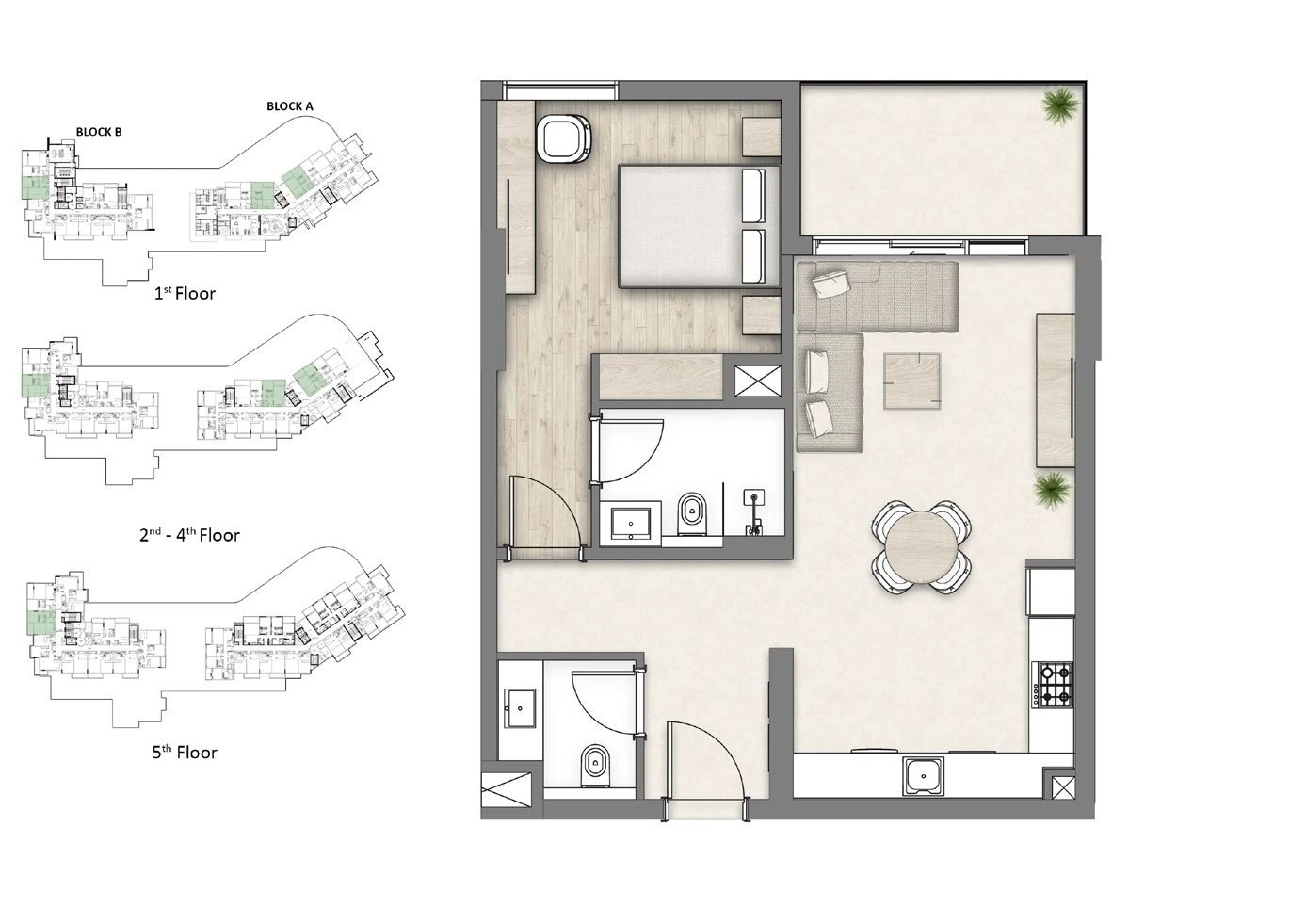 Floor plan for Type C