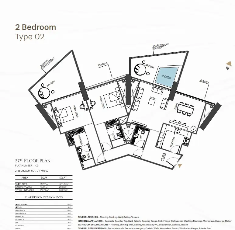 Floor plan for Type 02