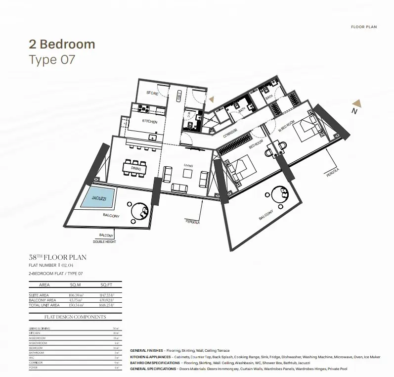 Floor plan for Type 07