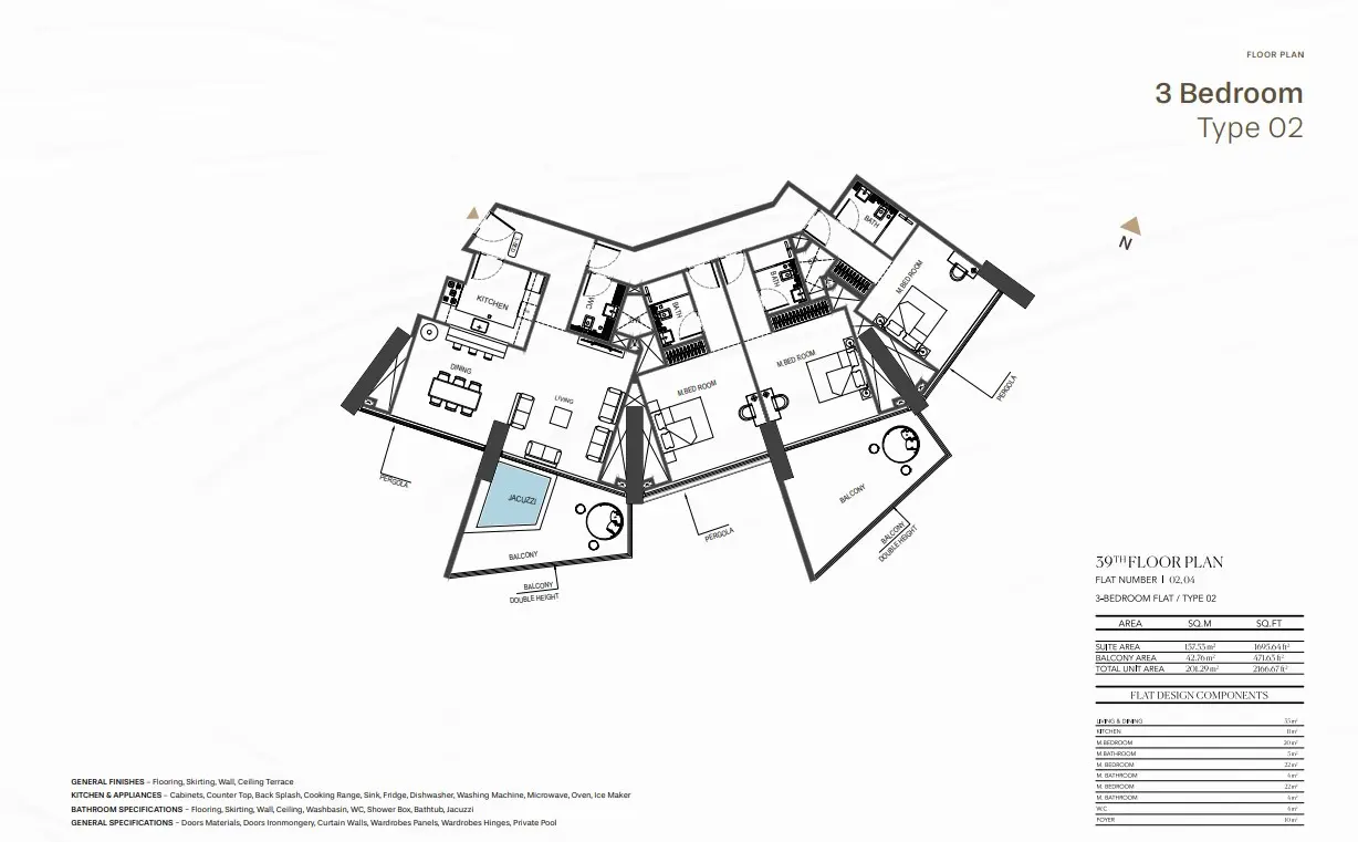 Floor plan for Type 02
