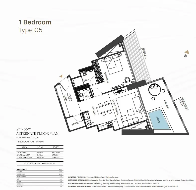 Floor plan for Type 05