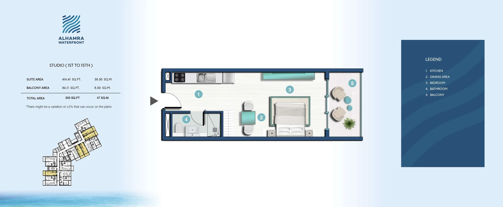 Floor plan for Standard